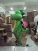 2019 Factory Gorąca Sprzedaż Zielony Dragon Dinozaur Maskotki Kostium Fancy Costume Mascotte Dla Dorosłych Prezent na Halloween Carnival Party
