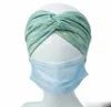 Kors Sport Headband Kvinnor Man Facemask Hållare Fitness Elastisk Hårband Yoga Head Band Stretch Head Wrap Hårtillbehör 12 färger