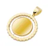 Luxury Zircon Men Kvinnor Halsband Anpassade PO Memory Pendant Jewelry Fashion 18K Gold Plated Spin Circle Hip Hop Designer NEC4099937