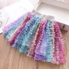 kids designer clothes Girls Skirts 2019 new Summer rainbow kids Tutu Skirts bowknot Kids Skirt girls dress girls clothes kid clothing