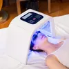 luz ômega portátil terapia de luz led 7 cores vermelho azul verde amarelo máquina de lâmpada de fototerapia rejuvenescer a pele remoção de acne