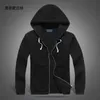 Mens Polos Jaqueta Com Capuz Suéter Hoodies e Moletons Outono Sólido Casual com Capuz Esporte Zipper Pulôver Qualidade Outerwear Algodão Tidal Corrente 599ess