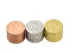 Smoking Pipes New Type Three-layer Smoke Grinder with Diameter of 43MM Zinc Alloy and Coin Smoke Grinder