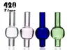 Glasbubbla Carb Cap Round Ball Dome Universal Färgad för XL Tjock Kvarts Termisk Banger Nails Glas Vattenrör DAB Oljeplattor Partihandel