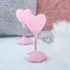 Love Heart LED Table Light Light Charging Brilho Ajuste Lâmpada Noturna Touch para Crianças Decoração do Ano Novo