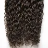 Virgin Curly skin weft tape hair extensions 100g afro 100 European Natural kinky curly 10 26quot Non Remy Hair Extension 40pcs3705986