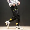 LA Maxza Hip Hop Pisti Kış Trendleri Sweatpants Streetwear Artı Yağ Büyük Kod Küçük Ayaklar Erkekler Pantolon Kore Moda