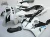 Personaliza motocicleta carenagem kits para Kawasaki Ninja 94- 97 ZX6R branco carenagens preto ABS definido ZX 6R ZX6R 1994 1995 1996 1997