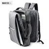 Moyyi Business Travel Podwójne przedziały plecaki wielowarstwowe z unikalną torbą cyfrową dla 15 6-calowych laptopów torebki plecakowe 228m