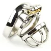 Rostfritt stål Super Small Male Chastity Device Metal Chastity Cage A78