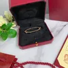 Schrauben Armband Pseudo Gold Luxus Schmuck Armband Frauen Hochzeit Schmuck Geschenk Klassische Geschenke für Paare1231k