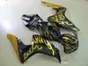 100% fit molde De injeção de Carenagem para Honda CBR1000RR 2006 2007 kit de carenagem de chamas amarelas pretas CBR 1000 RR 06 07 BN78