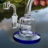 6 Inch Mini Dab Rig Colorful Thick Glass Bongs Hookahs Inline Perc Water Pipes 14mm Joint Oil Rigs Small Bong With 4mm Quartz Banger