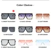 Big Rame Gradient Shades Oversizezowane okulary przeciwsłoneczne Square Marka Vintage Women Fashion Sun Glasses UV4004471159