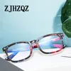 الجملة ZJHZQZ ريترو جولة شقة مرآة النظارات الكلاسيكية الإطار الكامل ريم الطازجة الصغيرة الزجاج وضوء واضح نظارات إطارات