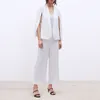 Elegante weiße Poncho Büro Dame Mantel vorne offen Blazer 2019 Herbst Split moderne Dame Arbeitskleidung Frühling Frauen Anzug Mäntel AO946