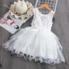 Summer Kids Dress For Girls Flower Princess Dress Lace Tutu Party Kids Dresses Casual Daily Wear Baby Girl Clothing