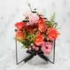 Bouquet boîtes à fleurs Vases vivants boîte de fleuriste fleur plante Aqua boîtes doux cadeau