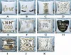 Guld Bling Sequin Bronzing Pillowcase Lyxig Simple Pillow Case Sofa Sittbil Kudde Cover Stripe Lips Eyelash Bedroom Heminredningar