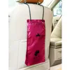 50pcs car trash bag hanging car vomit bags, resealable plastic kitchen garbage bags1