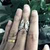 Choucong Lovers Angel Wings Ring 925スターリングシルバー5AジルコンCZの婚約ウェディングバンドリング女性パーティージュエリーギフト