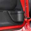 Boîte de rangement de poche de rangement pour porte avant de voiture ABS, boîte de rangement pour Jeep Wrangler JK JKU 2011 – 2017 2/4 portes, noir