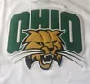 Custom Herr Ohio Bobcats #16 hartman #11 harris #10 lubin hockey tröjor herr sydd college hockey tröja hög kvalitet