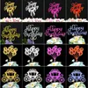 Cake Toppers 16 Dekoracja imprezowa Cupcake Baby Shower Boy dostarcza Favours Happy Birthday Y200618