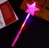 LED glowing toy star hollow glow magic wand bunny children flash stick party concert light stick