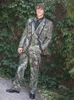 Camo Mens Garnitury Ślub Tuxedos Notched Lapel Camouflage Formalny Prom Party Suit Slim Fit Groomsmen Gromadzki Garnitury 3 Sztuk Kurtka + Kamizelki + Spodnie