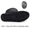 snow boots men waterproof mens winter boots With Fur winter shoes slip-resistant Men platform thick plush warm Plus size