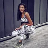Projektant damów legginsów mody drukowania zestawu jogi biały czarny kolor miksera marki odzieży sportowej 2020 Nowe 2 1873465