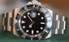 Nowe najwyższej jakości luksusowe pudełko na zegarki nowe czerwone morze-mieszkaniec 43mm 126600 męski zegarek mechanizm automatyczny Sweep mechaniczna ceramiczna ramka szkiełka zegarka oryginalny Cla