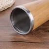 new A and B 450ml stainless steel mugs car cup can be reused bamboo cup coffee mugs or cup with cover Drinkware T2I50191-1