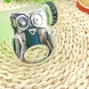 50PCS Birthday Party Decoration Supplies Cute Baby Owl Design Silver Bottle Opener in Gift Box Wedding Favors