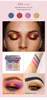 Pudaier Eye Makeup 4 ألوان غير لامع ظلال العيون لوحة Lasting لامعة بريق ظلال العيون Pigment Eyeshadow Pallette