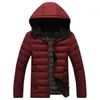 Bergskinn män vinter jacka hooded män parkas casual varm man hoodies mode tjocka termiska kappor märke kläder la142