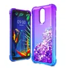 Per Samsung A10E A30 Note 10 Pro S10 E Plus Liquid Glitter Design a due colori sfumati Custodia per telefono con protezione paraurti in TPU anticaduta a 4 angoli
