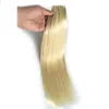 Ali Magic Ludzki Wiązki Włosów Remy Extensions Extensions Wyrównany Proste Nieprzetworzone Surowe Indian Hair Wiązki 14 16 18 20 22 24 26