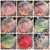 Ombrello di carta multicolore tradizionale antipioggia Ombrello di stoffa di seta artigianale Ombrello di olio di tung Danza Decorazione fotografica Diametro 84 cm BH2166 CY