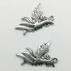 50pcsLot Phoenix Vogels Lichtmetalen Charms Hanger Retro Sieraden Maken DIY Sleutelhanger Oude Zilveren Hanger Voor Armband Oorbellen Neckla9242363