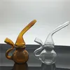 haute qualité Verre Blunt Bubbler Pipe Bubbler Joint et Blunt Bubbler Bong mini verre Bongs cigarette filtre tuyau livraison gratuite