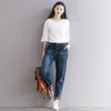 2019 Boyfriend Jeans Harem Pantalons Femmes Pantalons Casual Plus Size Loose Fit Vintage Denim Pantalon Taille Haute Jeans Femmes Pantalon Complet CJ191205