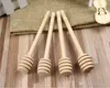 15 cm roerder houten honing lepel stick voor honingpot lange handgreep mengstok honing dipper feestvoorraad 600 pc's