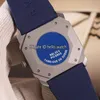 40mm New Octo Finissimo 102559 Blue Dial Swiss Quartz Men Watch Titanium Steel Case Blue Rubber Strap High Quality Gents Sport Wat2833880