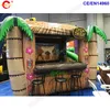 ship to door outdoor activities 4x3m outdoor portable western inflatable tiki bar party air inflated pub tent for 225i