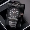 New Classic 5711 PVD Steel All Black Texture Dial 40mm A2813 Automatik Herrenuhr Sportuhren Edelstahl Günstig Puretime P280o15