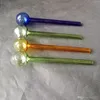 colorido cachimbo de vidro crânio Pipes Handle fumadores Curvo Mini 2017 Chegada Nova cachimbos Mão Blown Recycler melhor queimador de óleo