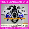 Injection Body For SUZUKI GSXR 750 GSX R600 R750 K4 GSXR600 04 05 GSX-R600 5HM.0 GSXR-750 GSXR 600 GSXR750 2004 2005 Fairing Factory blue