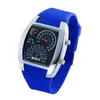 Модные гоночные часы Men Sport Watchs Head Display Speed Car Meter Dial Watch Watches Manight Digital Dashboard Watch9516900